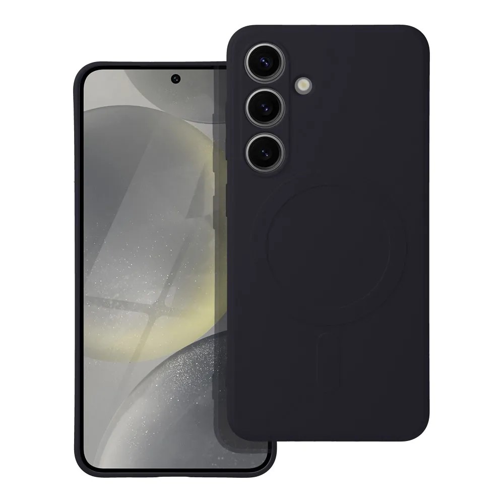 Husa Protectie Soc Silcon Mat Comaptibila MagSafe Samsung S24 -Negru